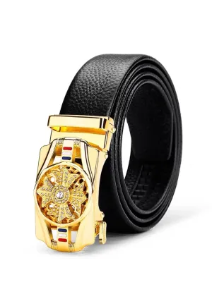 Men's Automatic Click Buckle Ratchet Belt