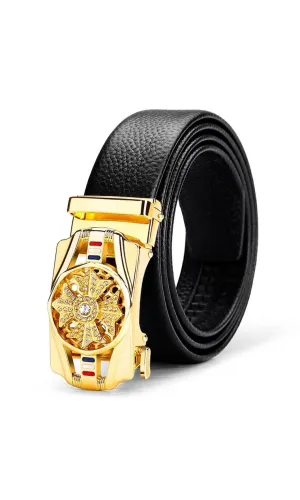 Men's Automatic Click Buckle Ratchet Belt