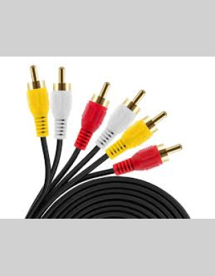 3-RCA Video Audio AV Cable 5m